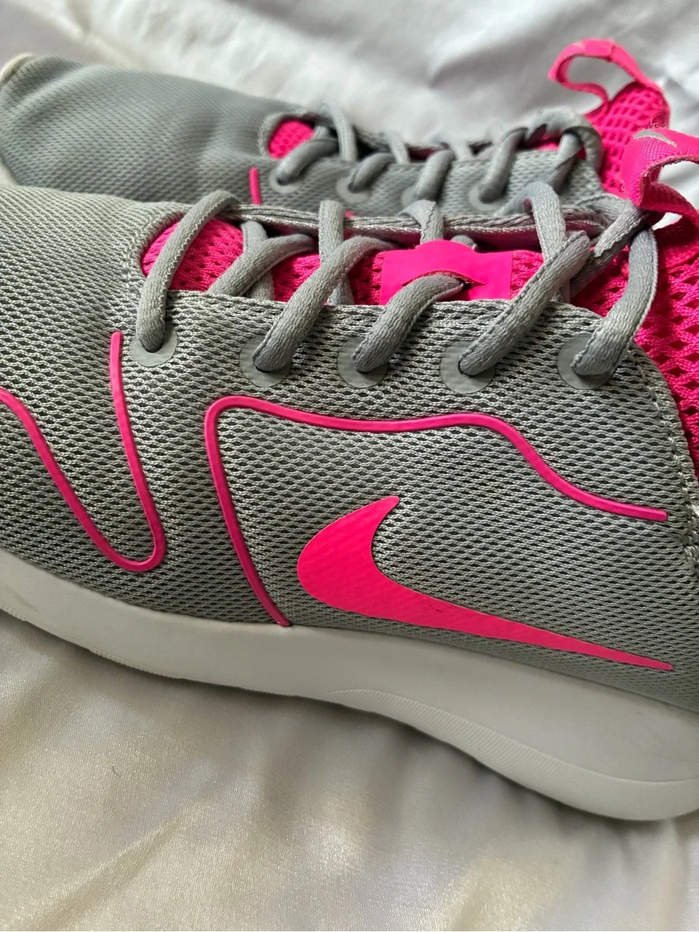 Nike Kaishi 2.0 Grey Pink White Sneakers Shoes 833666-051 Women’s 8.5